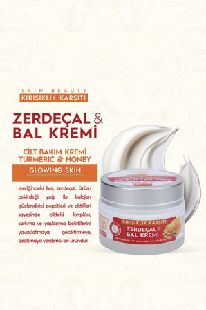 Cilt Bakım Kremi 50ml - ZERDEÇAL & BAL ÖZLÜ