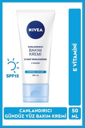 Yüz Bakim Kremi & Günlük Nemlendirici & Normal Ciltler GKF+15 Gündüz Kremi 50ML