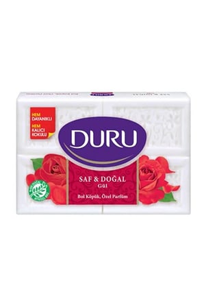 Duru Saf ve Doğal Kalıp Sabun 4x150 g - Zeytinyağı Özlü