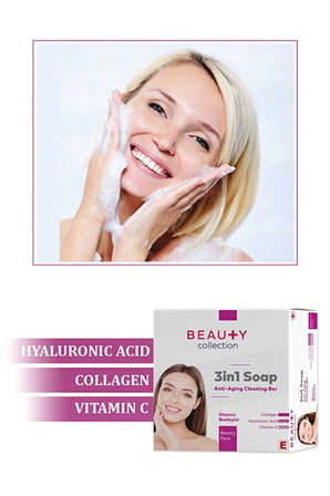 Collection Sabun & Yaşlanma Karşıtı 3İN1 Anti Aging 90GR