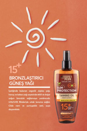 Softto Plus Bronzlaşma ve Güneş Yağı - BRONZLAŞTIRICI GÜNEŞ YAĞI 200ML