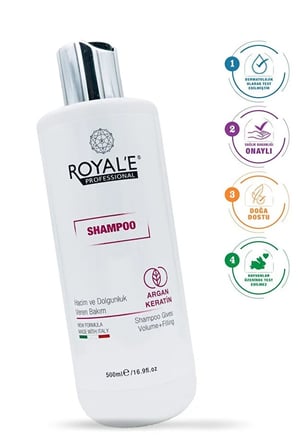 Royal E Argan Keratin Şampuanı 500 Ml Bakım - Cologen 500 Ml