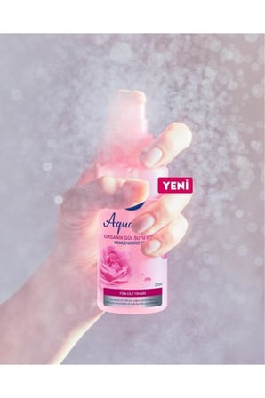 Yüz Temizleme Suyu & Nemlendiricili Gül Suyu Sprey 150ML