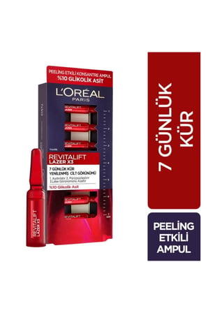 Yüz Bakim Serumu & Revitalift Lazer 7 Günlük Kür Peeling Etkili Ampul