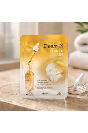 Derminix Yüz Bakım Kağıt Maske - Laktik Asit
