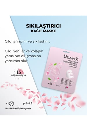 Derminix Yüz Bakım Kağıt Maske - Rezene + D-Panthenol