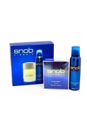 Snob Classic Erkek Koku Seti - Classic Erkek Parfüm Edt 100 ml Deodorant 150 ml