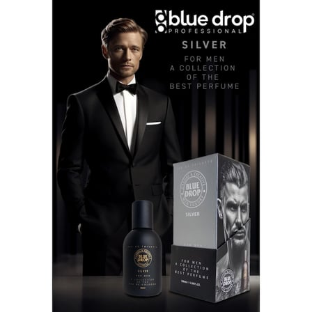 Blue Drop Erkek Parfüm 100 ml - Silver