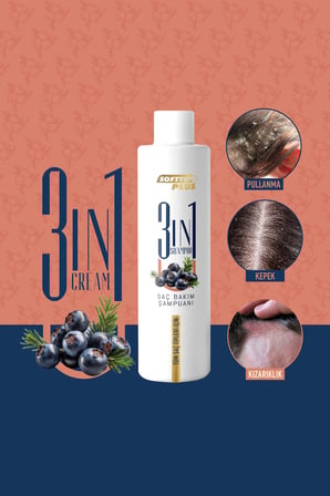 Softto Plus Kepek Karşıtı Şampuan 250 ML - BİBERİYE ÖZLÜ TUZSUZ 250ML