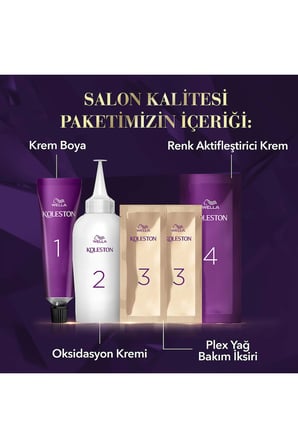 Koleston Kit Saç Boyası - 12/81 Küllü İnci