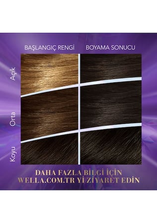 Koleston Kit Saç Boyası - 4/1 Küllü Kahve