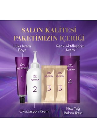 Koleston Kit Saç Boyası - 4/1 Küllü Kahve