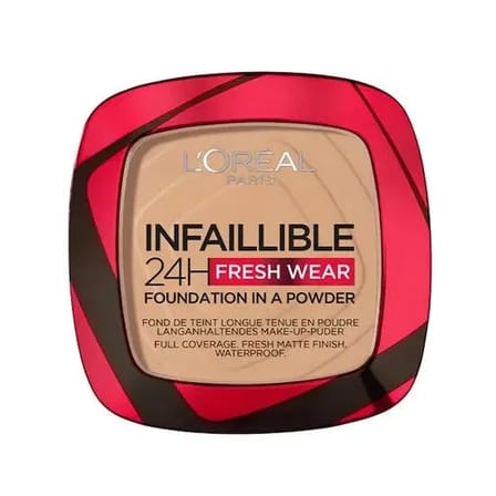 L'Oreal 24H Fresh Wear Powder 9 gr - 140 Golden Beige