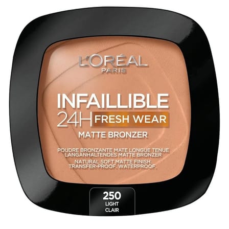 L'Oreal 24H Fresh Wear Powder 9 gr - 250 Light Clair