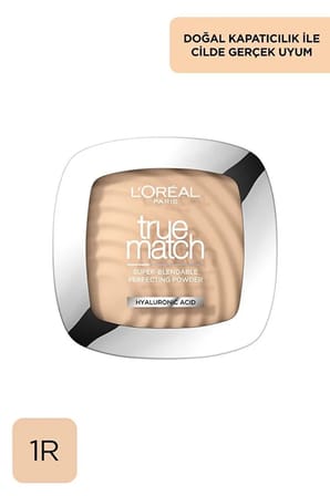 True Match Powder Pudra - 1.R/1.C   Ivory