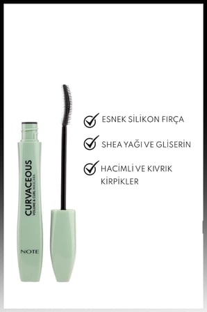 Curvaceous Hacim Ve Kıvırma Etkili Maskara Siyah