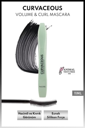 Curvaceous Hacim Veren Siyah Maskara