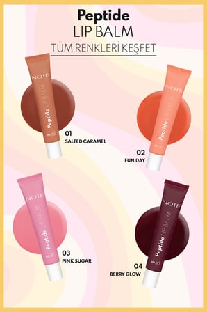 Note Peptide Lip Balm SPF 30 Dudak Balmı - 02 Fun Day - Turuncu