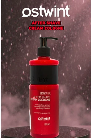 400 Ml Aftershave Cream Cologne Red