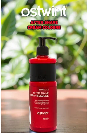 400 Ml Aftershave Cream Cologne Red