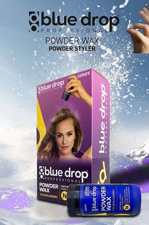 Blue Drop Toz Şekillendirici Wax 15 ml - Naturel Look