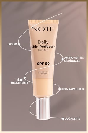 Note Daily Skin PerfSPF ector Skin Tint 50 - 120