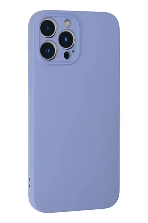 iPhone 13 Pro Kılıf Nano içi Kadife Silikon - Lila