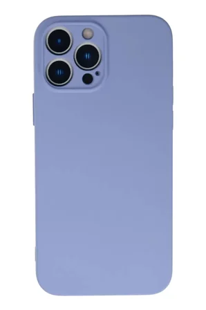 iPhone 13 Pro Kılıf Nano içi Kadife Silikon - Lila