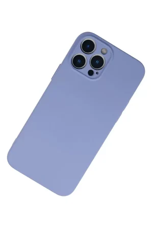 iPhone 13 Pro Kılıf Nano içi Kadife Silikon - Lila
