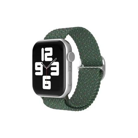 Watch 38mm Star Kordon - Benekli Koyu Yeşil