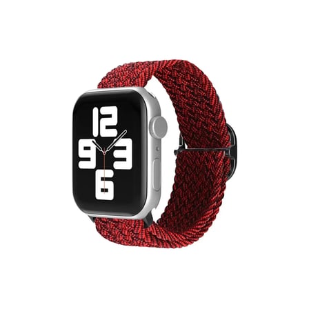 Watch 38mm Star Kordon - Siyah-Bordo
