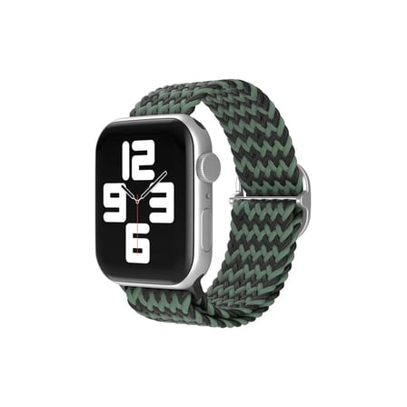 Watch 38mm Star Kordon - Zigzag Yeşil-Siyah