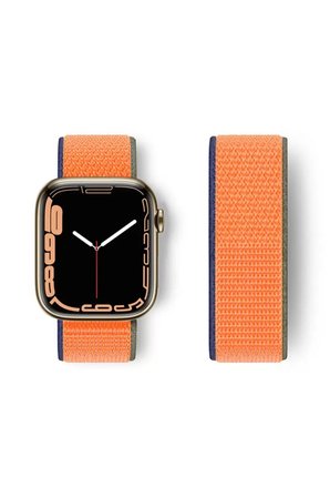 Watch 42mm Hasırlı Cırtcırtlı Kordon - Turuncu