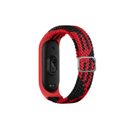 Mi Band 4 Star Kordon - Kırmızı-Siyah