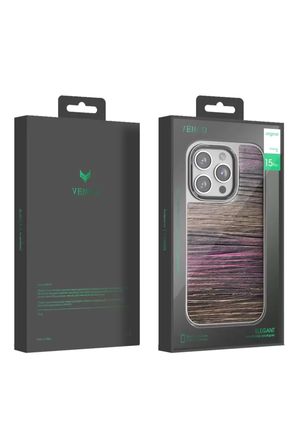iPhone 14 Pro Wave Kapak - Derin Mor