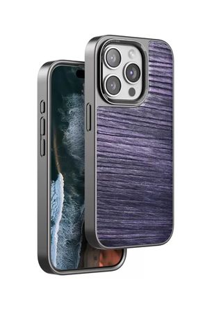 iPhone 14 Pro Wave Kapak - Derin Mor