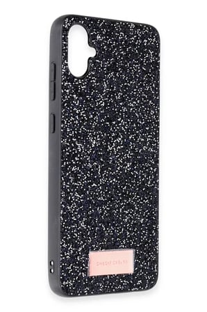 Galaxy A05 Bright Simli Kapak - Siyah
