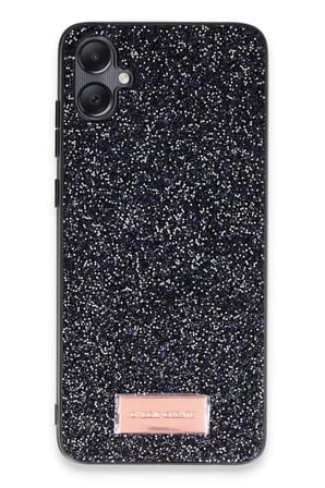 Galaxy A05 Bright Simli Kapak - Siyah