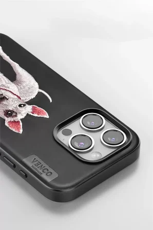 iPhone 15 Pro Max Perma Desenli Kapak - Lacivert