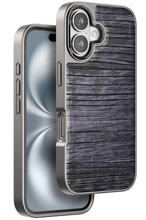 iPhone 16 Wave Kapak - Derin Mor