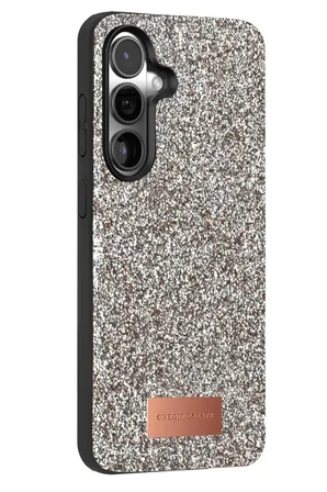 Galaxy S25 Plus Bright Simli Kapak - Gümüş
