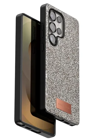 Galaxy S25 Ultra Bright Simli Kapak - Gold