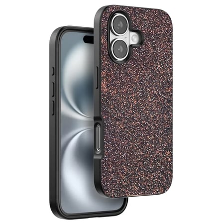 iPhone 16 Plus Bright Simli Kapak - Derin Mor
