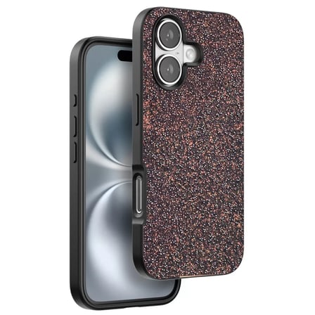 iPhone 16 Plus Bright Simli Kapak - Derin Mor