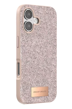 iPhone 17 Bright Simli Kapak - Pembe