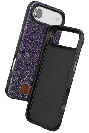 iPhone 17 Air Bright Simli Kapak - Derin Mor