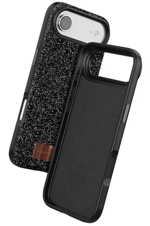 iPhone 17 Air Bright Simli Kapak - Siyah