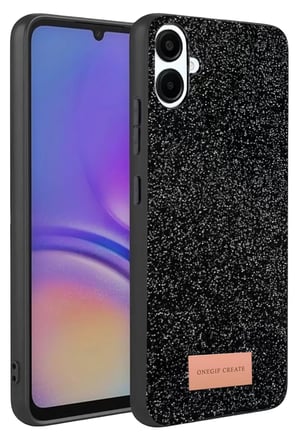 Galaxy A07 4G Bright Simli Kapak - Siyah