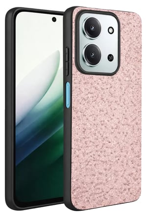 15C 4G Bright Simli Kapak - Pembe