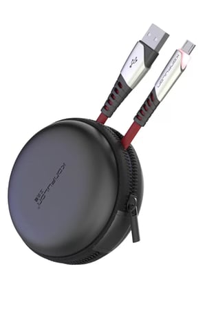 DC16 Micro USB Kablo 1M 2.4A - Kırmızı